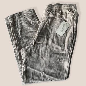 Universal Thread Beige Linen Pants (S) Crushed Stone